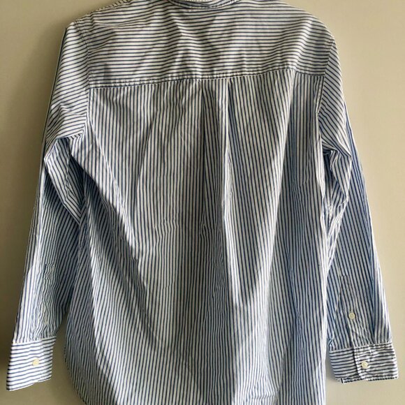 UNIQLO COTTON STRIPED BUTTON UP SHIRT SIZE M - Picture 2 of 4